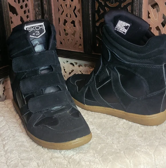 SKCH+3 BY SKECHERS, BLACK, Sz 9 Like NEW! - Picture 6 of 8